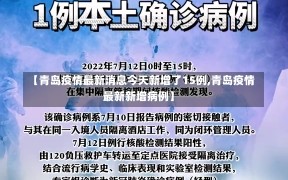 【青岛疫情最新消息今天新增了15例,青岛疫情最新新增病例】