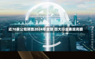 近70家公司预告2024年业绩 四大行业表现亮眼