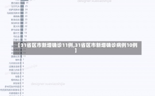 【31省区市新增确诊11例,31省区市新增确诊病例10例】