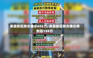 美国新冠肺炎确诊602万/美国新冠肺炎确诊病例超159万