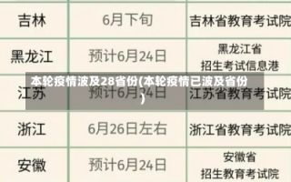 本轮疫情波及28省份(本轮疫情已波及省份)