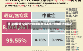 武汉新增确诊病例4例(武汉新增本土4例确诊活动轨迹)