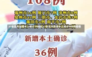 31省区市新增本土确诊108例(31省区市新增本土确诊108例疫情)