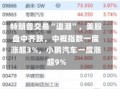 特朗普交易“退潮”，美股盘中齐跌，中概指数一度涨超3%，小鹏汽车一度涨超9%