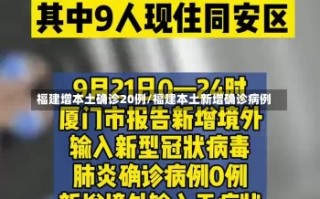 福建增本土确诊20例/福建本土新增确诊病例