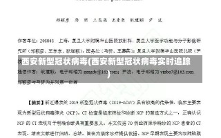 西安新型冠状病毒(西安新型冠状病毒实时追踪)