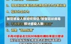 新冠感染人数如何预估/新型冠状病毒预计感染人数