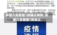 安徽六安新增1例确诊病例/安徽六安新增1例本土