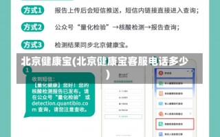 北京健康宝(北京健康宝客服电话多少)