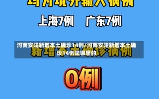 河南安阳新增本土确诊14例/河南安阳新增本土确诊14例是哪里的