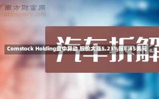 Comstock Holding盘中异动 股价大涨5.23%报8.45美元