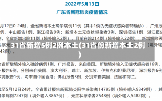 31省新增5例2例本土(31省份新增本土2例)