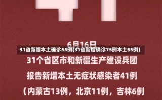 31省新增本土确诊55例(31省新增确诊75例本土55例)