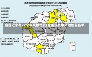 全国近来有22个中风险地区(全国现有中风险地区名单)