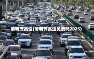 清明节高速(清明节高速免费吗2025)