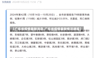 【广东省疫情最新消息,广东省疫情最新情况通报】