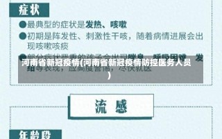 河南省新冠疫情(河南省新冠疫情防控医务人员)