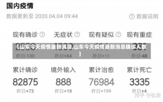 【山东今天疫情最新消息,山东今天疫情最新消息确诊人数】