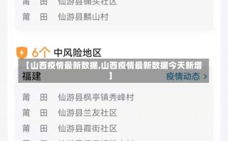 【山西疫情最新数据,山西疫情最新数据今天新增】