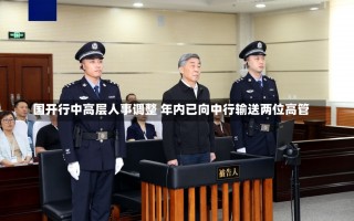 国开行中高层人事调整 年内已向中行输送两位高管