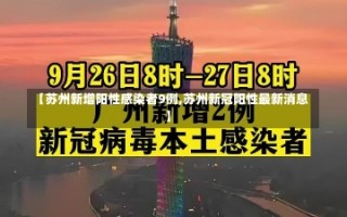 【苏州新增阳性感染者9例,苏州新冠阳性最新消息】