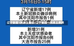 辽宁新增1例本土确诊/辽宁新增一例本土病例