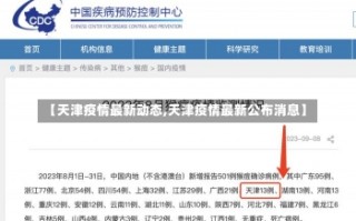 【天津疫情最新动态,天津疫情最新公布消息】