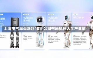 上海电气早盘涨超10% 公司布局机器人全产业链