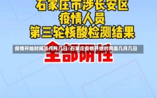 疫情开始时间是几月几日/石家庄疫情开始时间是几月几日