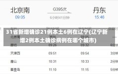 31省新增确诊21例本土6例在辽宁(辽宁新增2例本土确诊病例在哪个城市)