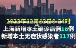 31省新增22例确诊本土16例/31省新增确诊124例本土117例