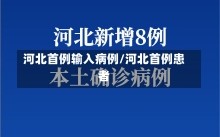 河北首例输入病例/河北首例患者