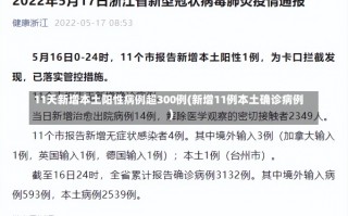 11天新增本土阳性病例超300例(新增11例本土确诊病例)