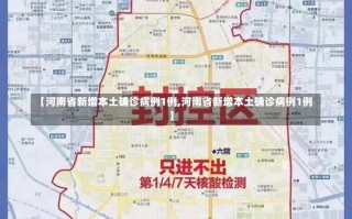 【河南省新增本土确诊病例1例,河南省新增本土确诊病例1例】