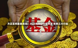 方正富邦基金汤戈：2025年回归价值本源 聚焦三大行业