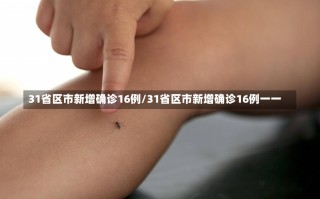 31省区市新增确诊16例/31省区市新增确诊16例一一