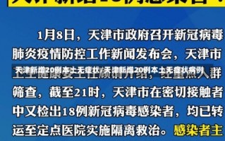 天津新增20例本土无症状/天津新增20例本土无症状病例