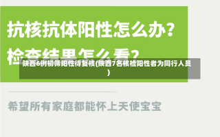 陕西6例初筛阳性待复核(陕西7名核检阳性者为同行人员)