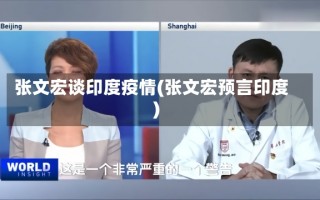 张文宏谈印度疫情(张文宏预言印度)