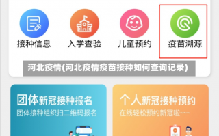 河北疫情(河北疫情疫苗接种如何查询记录)