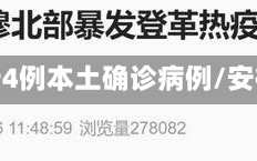 安徽累计报告4例本土确诊病例/安徽几例病例