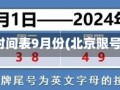 北京限号2020年时间表9月份(北京限号查询2020年9月)