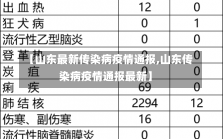 【山东最新传染病疫情通报,山东传染病疫情通报最新】