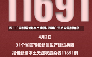 四川广元新增1例本土病例/四川广元感染最新消息