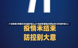 31省新增2例确诊均为境外输入(31省份新增确诊病例2例 均为境外输入)