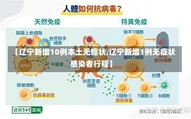 【辽宁新增10例本土无症状,辽宁新增1例无症状感染者行程】