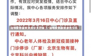 淄博疫情最新消息今天封城了/淄博疫情最新通告今天