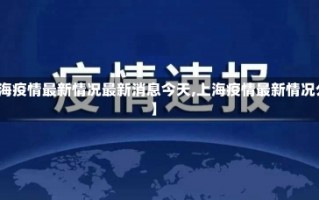 【上海疫情最新情况最新消息今天,上海疫情最新情况公布】