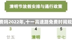 【十一高速免费吗2022年,十一高速路免费时间规定2021最新】