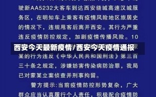 西安今天最新疫情/西安今天疫情通报